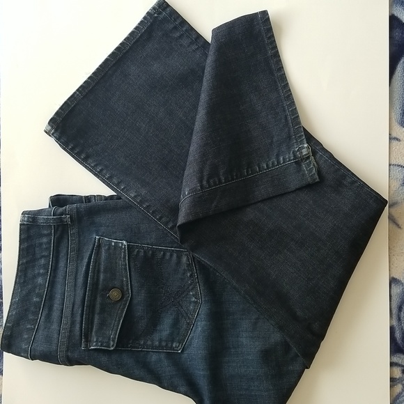 SOLD!⬇️💲GAP | Dark Washed Curvy Bowery Jean's Size 14R - Picture 7 of 7